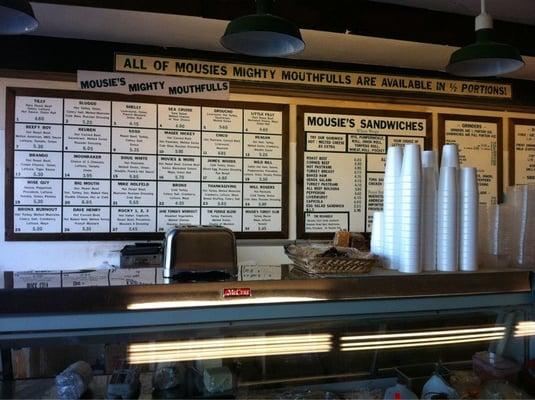 Mousies Deli menu 4